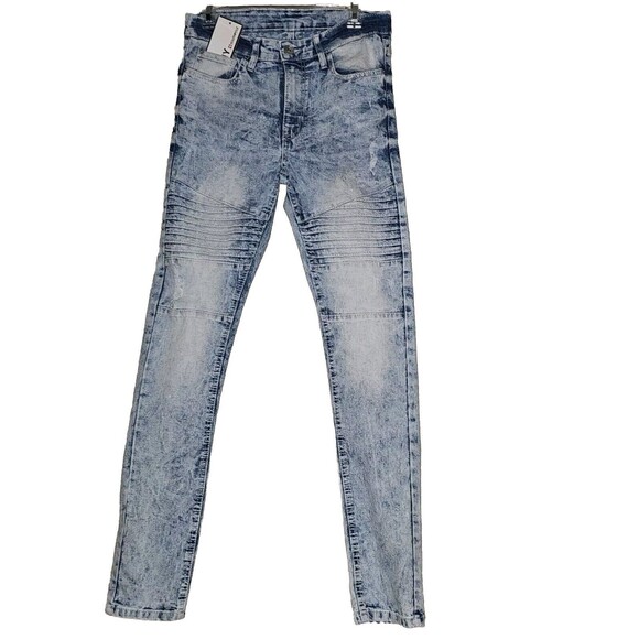 Southpole Active Flex 4-way Stretch Men's Skinny Jeans Sz 30x32 Light Sand Blue - Picture 1 of 10